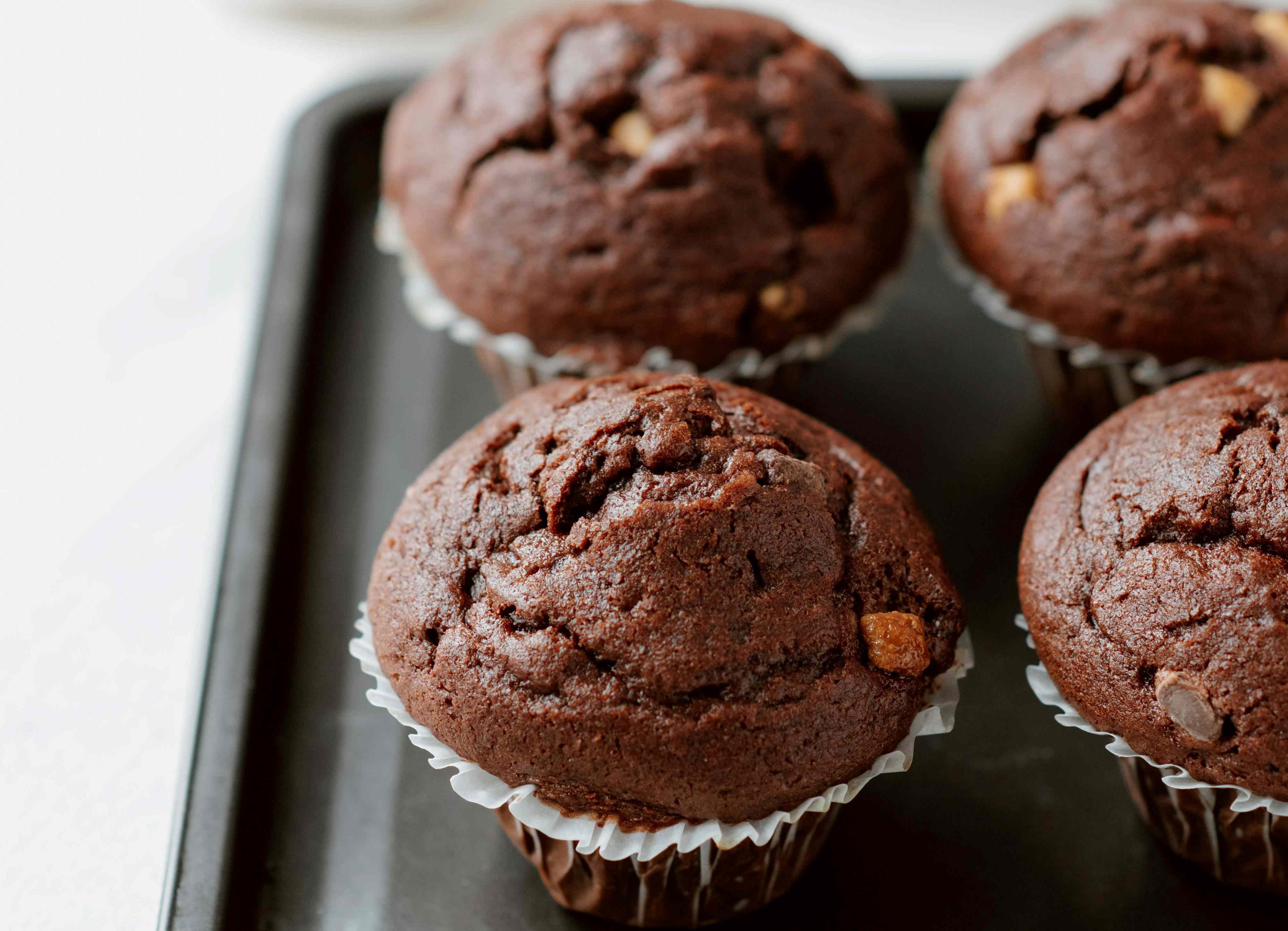 Čokoládový muffin s proteinem.